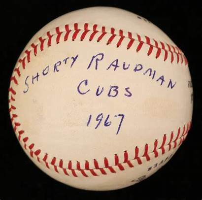 Shorty Raudman Bob Coa Baseball Signed Ol