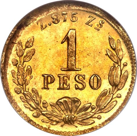 1 Peso Mexico Numista