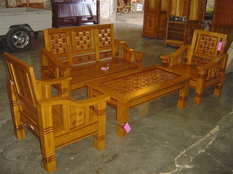 Kursi kayu jati bentuk l. Ruang Tamu: BENTUK KURSI TAMU KAYU