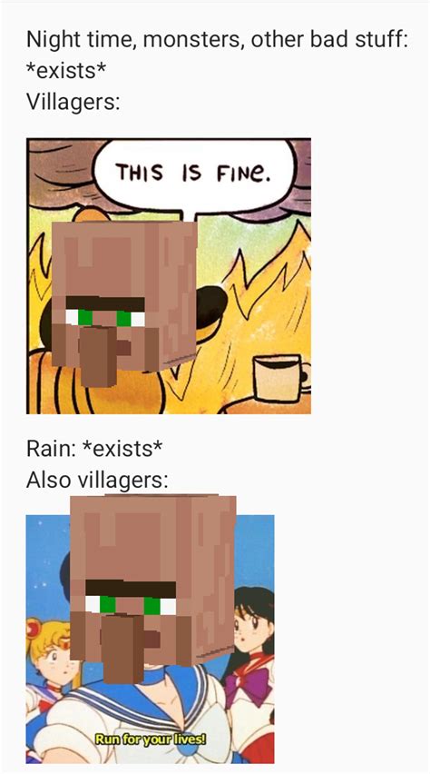 Minecraft Villager Meme