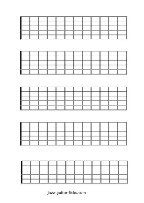 Printable Guitar Fretboard Notes Pdf Printable Blank World