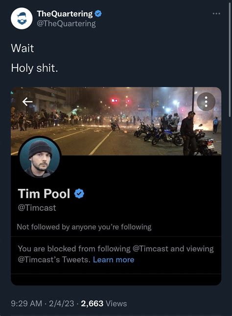 TheQuartering got blocked on Twitter by Tim Pool : r/h3h3productions