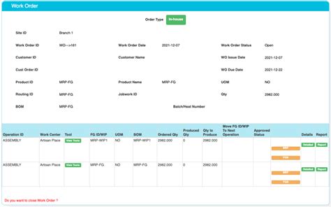 Create Work Order How To Create A Work Order