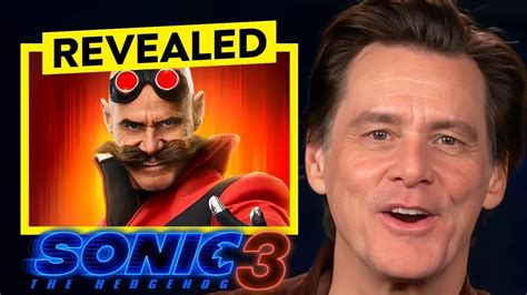 Jim Carrey Reveals Sonic The Hedgehog 3 May Never Happen Youtube