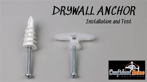 Drywall Anchor Install And Test Toggler Anchors Youtube