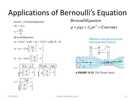 Another example of bernoulli's principle was seen in our paper bag mask(s). PPT - Chapter 13: Buoyancy and Bernoulli's Principle ...