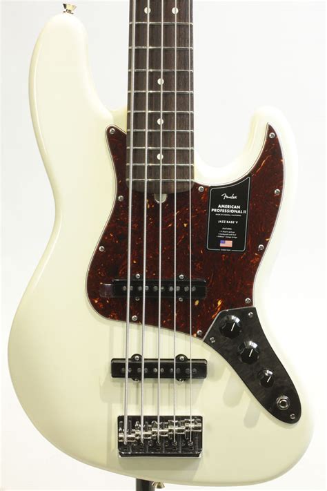 FENDER American Professional II Jazz Bass V Olympic White Rosewood 商品