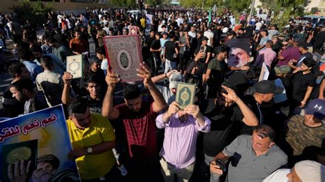 Quran Burning In Sweden Spurs Second Day Of Protests In Iraq