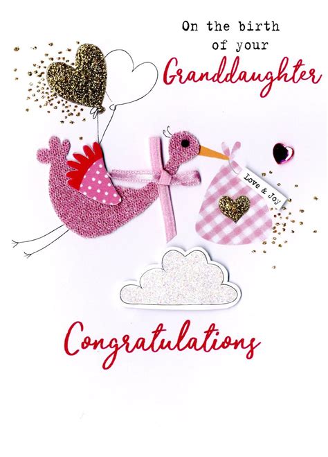 New Baby Granddaughter Irresistible Greeting Card Cards