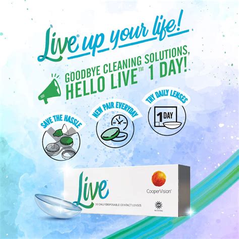 Coopervision Live Daily Disposable Silicone Hydrogel