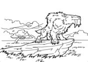 37+ saber tooth tiger coloring pages for printing and coloring. Funny Saber Tooth Tiger coloring page | Free Printable Coloring Pages