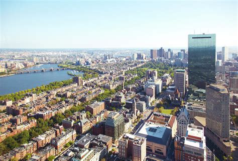 Aerial View Of Boston By Thomas Northcut