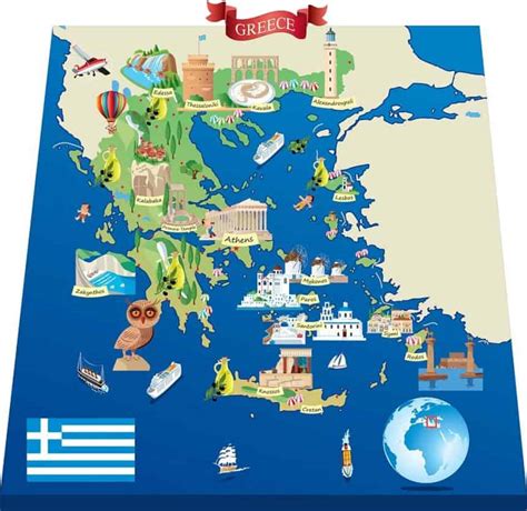Mapa de Grecia mapas políticos y físicos Para estudiantes y turistas