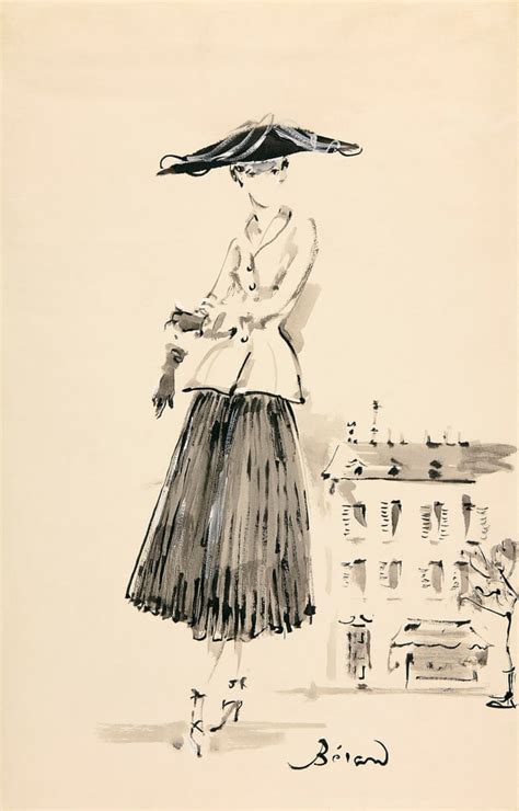 Christian Dior Original Sketches