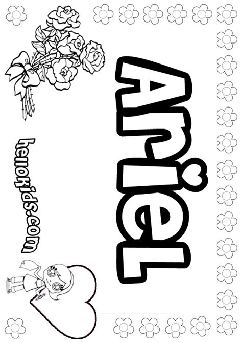 Maybe you would like to learn more about one of these? Ariel coloring pages - Hellokids.com