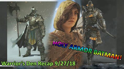 She did not hold herself above her own beliefs either. Warrior's Den Recap 9/27/18 - Hero Face Reveals ...