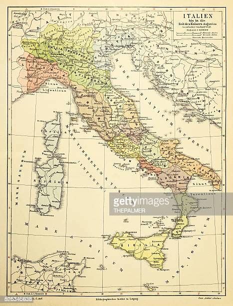 Vintage Italy Map Photos And Premium High Res Pictures Getty Images