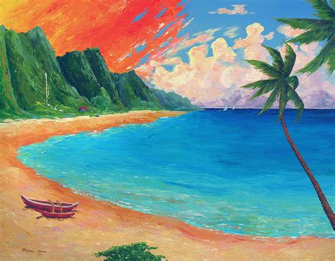 Sunset Beach Drawing At Getdrawings Free Download