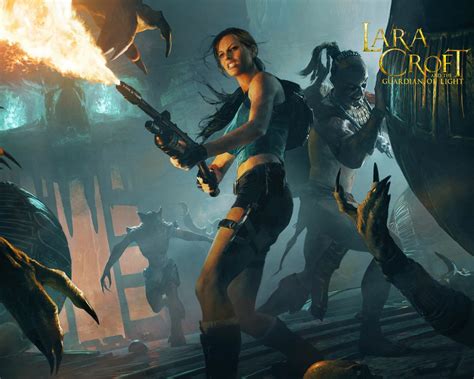 Lara Croft And The Guardian Of Light 1280 X 1024 Wallpaper