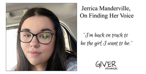 Jerrica Manderville On Finding Her Voice Giver On The River