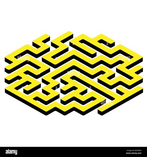 Vector Labyrinth Maze Game Illustration Stock Vector Image And Art Alamy