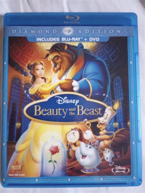 Beauty And The Beast Blu Raydvd 1991 3 Disc Set Diamond Edition