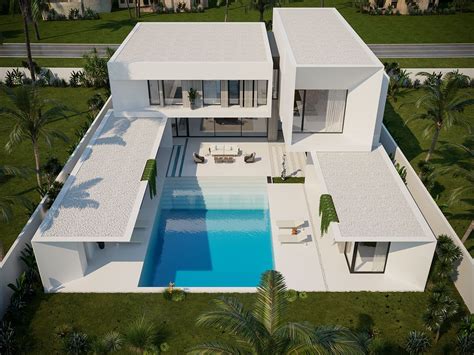 Villa In Abu Dhabi On Behance In 2021 House Outside Design Modern