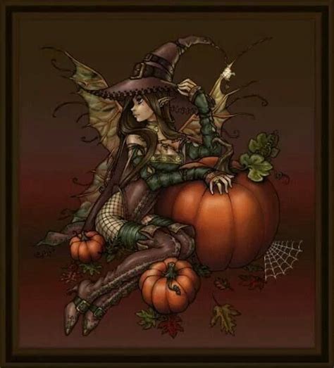 Harvest Fairybewitching Halloween Fairy Autumn Fairy Autumn Witch