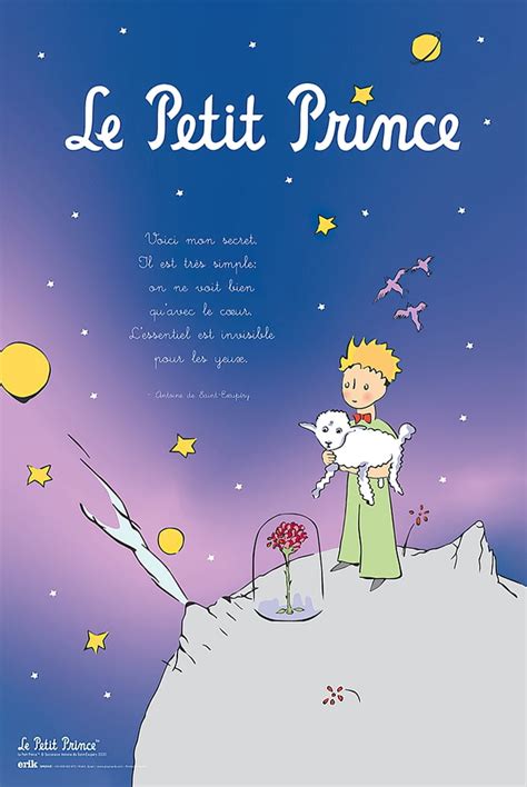 Buy Le Petit Prince The Little Prince Poster French Book Cover