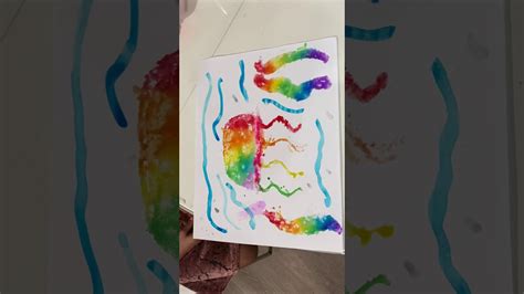 Jellyfish Salt Painting Part 3 Youtube