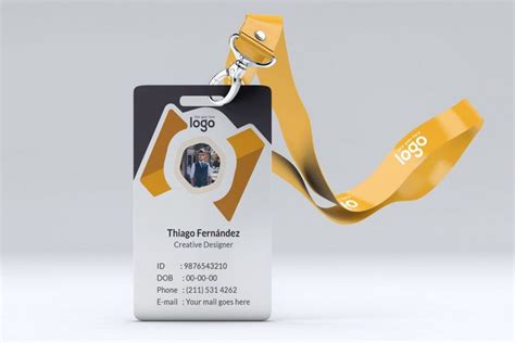 Landscaping Business Card Template New Id Card Identity Card Design