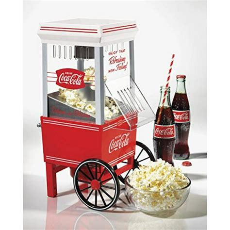 Nostalgia Ofp501coke Coca Cola 12 Cup Hot Air Popcorn Maker Walmart
