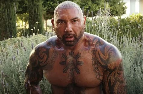 Dave Batista New Back Tattoo