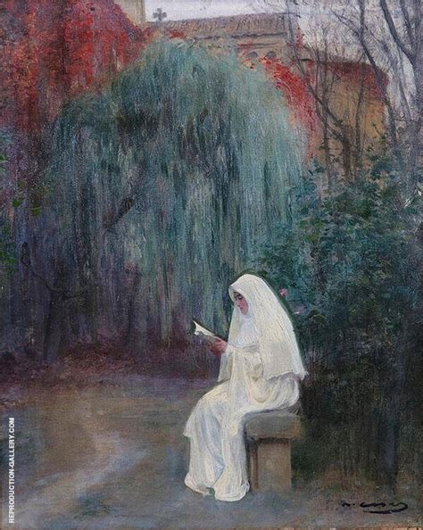 Julia In The Cloister By Ramon Casas Oil Painting Reproduction
