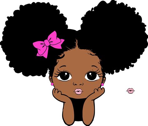 Black Women Art Black Girls Clipart 6th Birthday Girls Afro