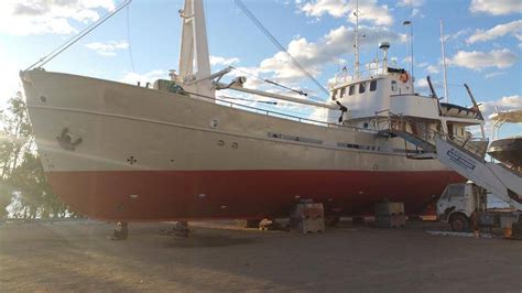 Small Cargo Ship Australia Based New Zealand Marine