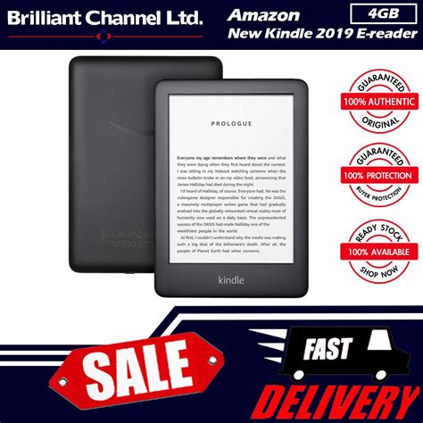 Amazon All New Kindle 2019 E Reader Wifi Version Black 4gb