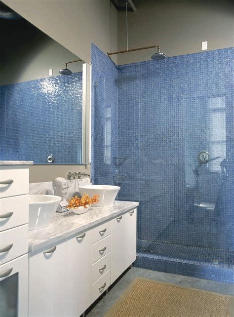 We hope our review of 7 of the top tile stores has given you some inspiration for your next project… Iridescent Glass Tile Ideas - Traditional - Bathroom ...