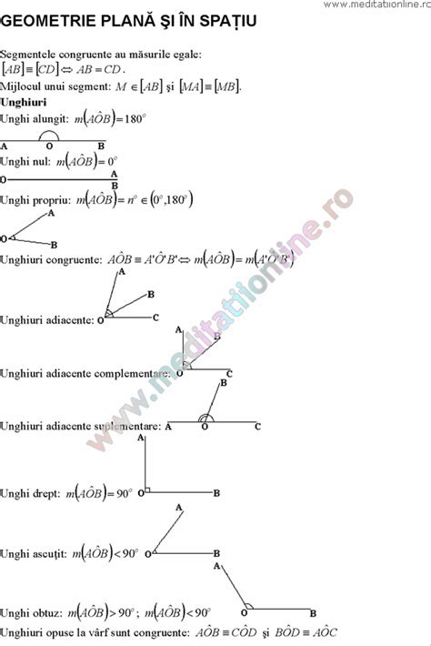 Formule Matematica Clasa 9