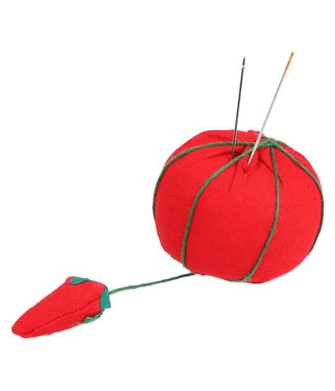 Tomato Inserted Needle Pad Pincushion Stitch Sewing Needles Cushion