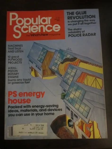 Popular Science Magazine August 1980 Ps Energy House Machines That