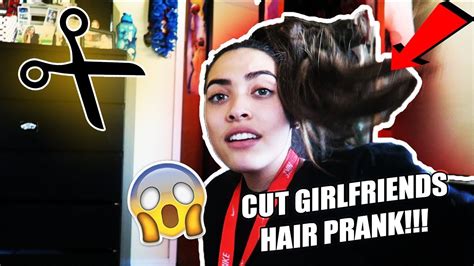 Cutting Off Girlfriends Hair Prank Gone Wrong Youtube