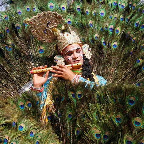 Peacock Master Lord Krishna Powerful Quotes Krishna