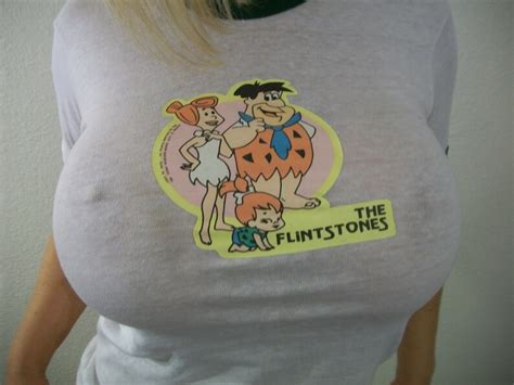 Vintage The Flintstones T Shirt Xs Ringer Style Tee Fred Wilma Etsy