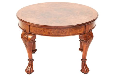 Circa 1930's swedish gustavian style. Walnut Circular Coffee Table Circa 1930s | 701427 ...