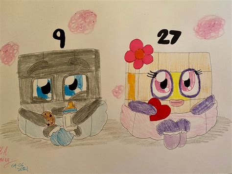 Numberblocks A Baby Square And Baby Cube By Pinkstareevee16 On Deviantart