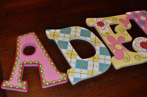 Items Similar To Custom Hand Painted Wooden Letters Flowers