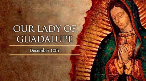 December 12 Our Lady Of Guadalupe Catholic Telegraph