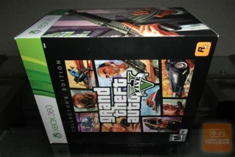 Grand Theft Auto 5 V Gamestop Collectors Edition Xbox 360 Gtav X360