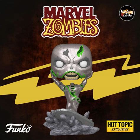 New Silver Surfer Zombie Funko Pop Marvel Zombies Pop Hot Stuff 4 Geeks